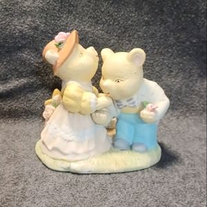 Vintage Cherished Teddies Couple Love Engagement Date Anniversary Valentines
